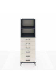 Kronos Dolap 2 Raflı 6 Çekmeceli 60x59x182 - S89M034V4C