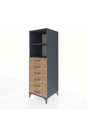 Kronos Dolap 2 Raflı 6 Çekmeceli 60x59x182 - S89M034V6C