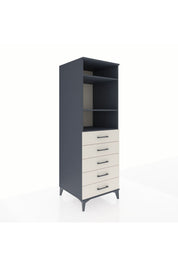 Kronos Dolap 3 Raflı 5 Çekmeceli 60x59x182 - S89M035V4C