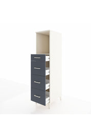 Kronos Dolap Tek Raflı 4 Çekmeceli 44x59x182 - S88M051V2C