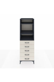Kronos Dolap 3 Raflı 5 Çekmeceli 60x59x182 - S89M035V4C