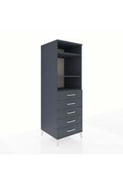 Kronos Dolap 3 Raflı 5 Çekmeceli 60x59x182 - S89M035V5C