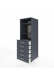 Kronos Dolap 3 Raflı 5 Çekmeceli 60x59x182 - S89M035V5C