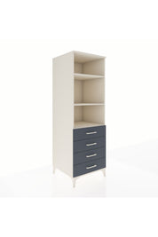 Kronos Dolap 3 Raflı 4 Çekmeceli 60x59x182 - S89M036V2C