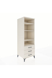 Kronos Dolap 4 Raflı 3 Çekmeceli 60x59x182 - S89M037V1C