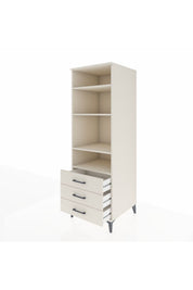 Kronos Dolap 4 Raflı 3 Çekmeceli 60x59x182 - S89M037V1C