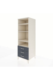 Kronos Dolap 4 Raflı 3 Çekmeceli 60x59x182 - S89M037V2C