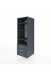 Kronos Dolap 4 Raflı 3 Çekmeceli 60x59x182 - S89M037V5C