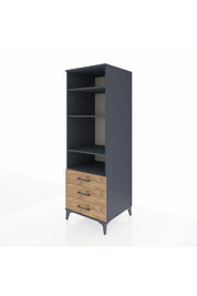 Kronos Dolap 4 Raflı 3 Çekmeceli 60x59x182 - S89M037V6C