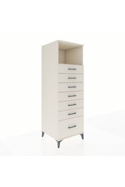 Kronos Dolap Tek Raflı 7 Çekmeceli 60x59x182 - S89M038V1C