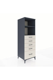 Kronos Dolap 2 Raflı 5 Çekmeceli 60x59x182 - S89M040V4C