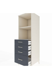 Kronos Dolap 2 Raflı 4 Çekmeceli 60x59x182 - S89M041V2C
