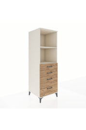 Kronos Dolap 2 Raflı 4 Çekmeceli 60x59x182 - S89M041V3C