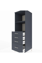 Kronos Dolap 2 Raflı 4 Çekmeceli 60x59x182 - S89M041V5C