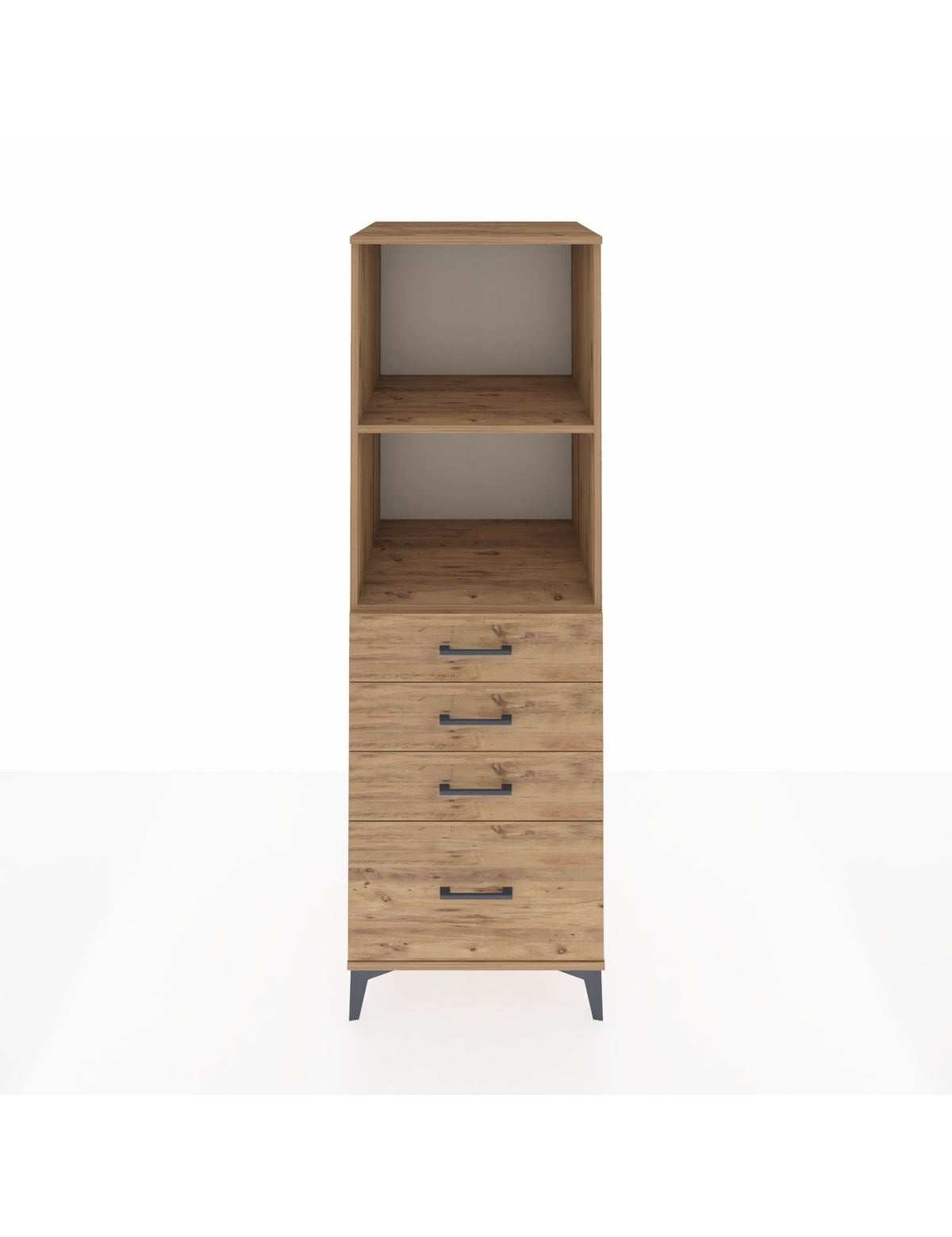 Kronos Dolap 2 Raflı 4 Çekmeceli 60x59x182 - S89M041V9C