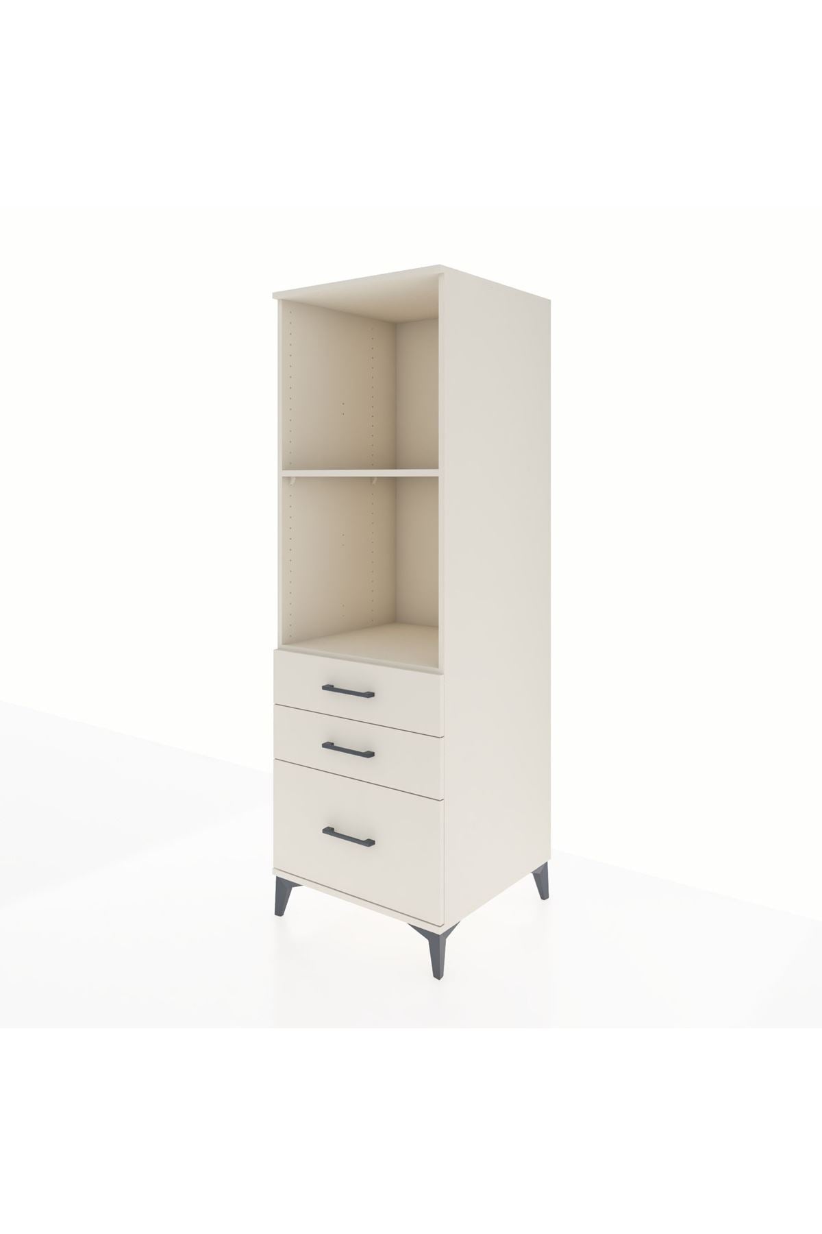 Kronos Dolap 2 Raflı 3 Çekmeceli 60x59x182 - S89M042V1C