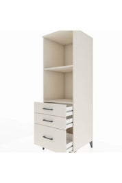 Kronos Dolap 2 Raflı 3 Çekmeceli 60x59x182 - S89M042V1C