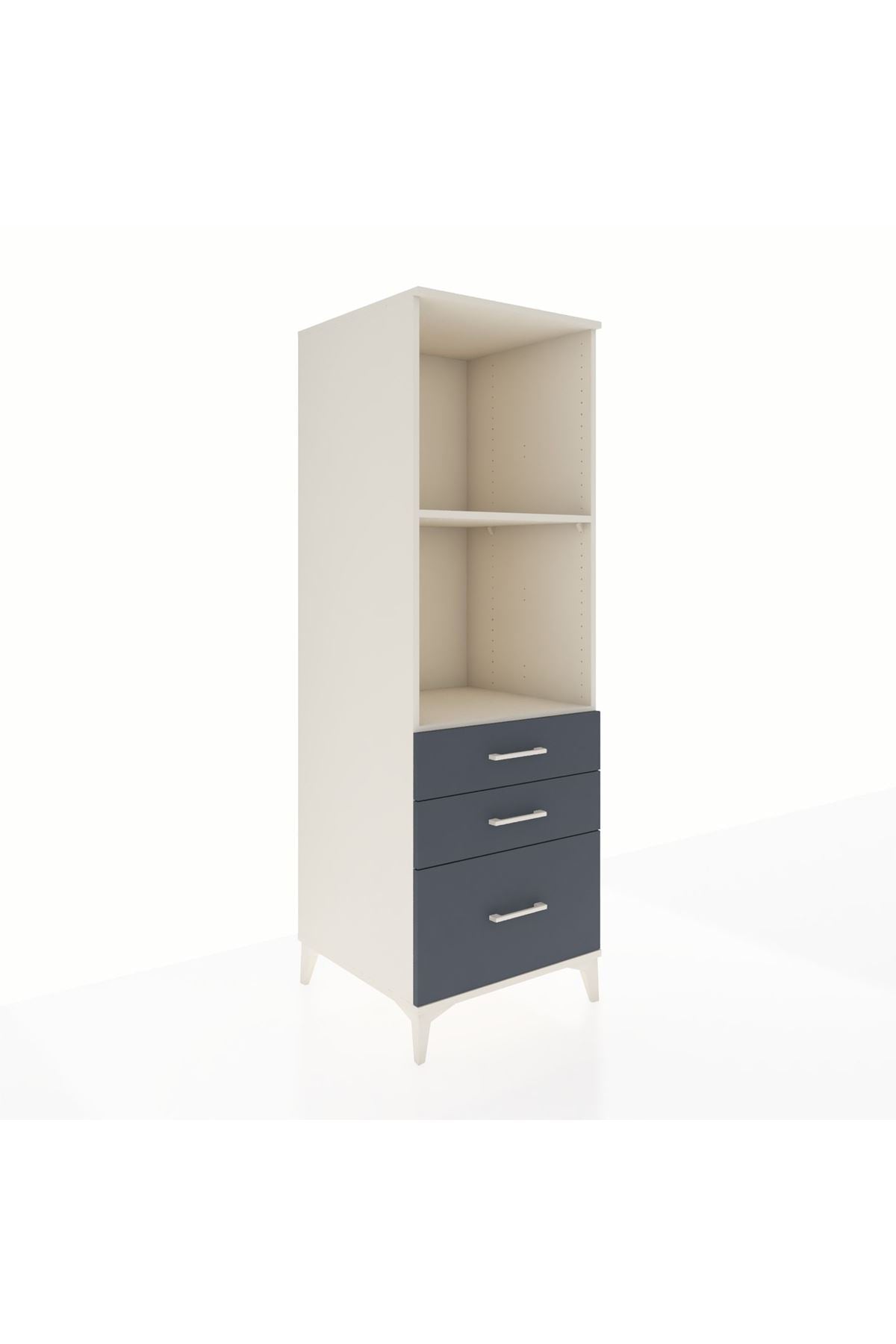 Kronos Dolap 2 Raflı 3 Çekmeceli 60x59x182 - S89M042V2C