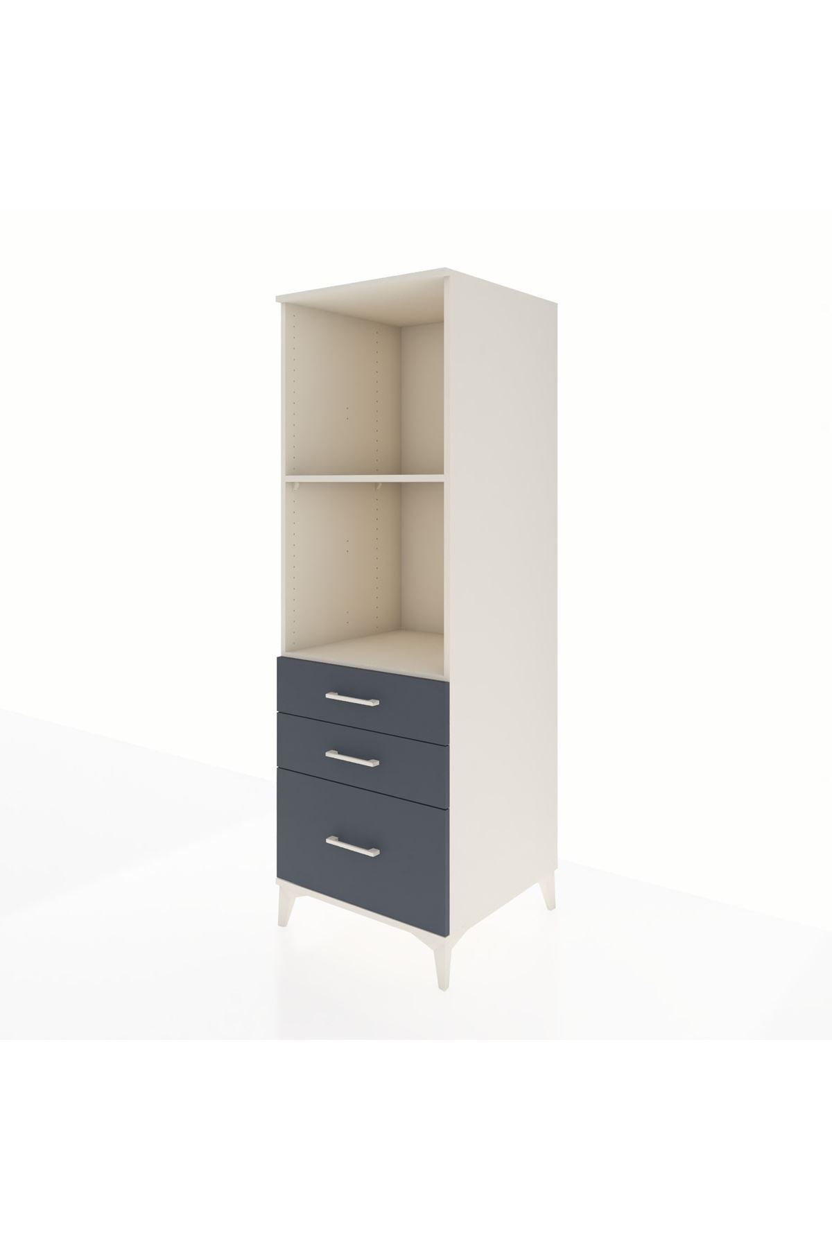 Kronos Dolap 2 Raflı 3 Çekmeceli 60x59x182 - S89M042V2C