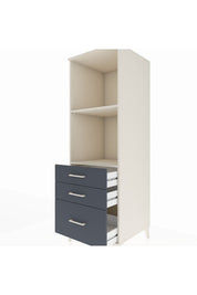 Kronos Dolap 2 Raflı 3 Çekmeceli 60x59x182 - S89M042V2C