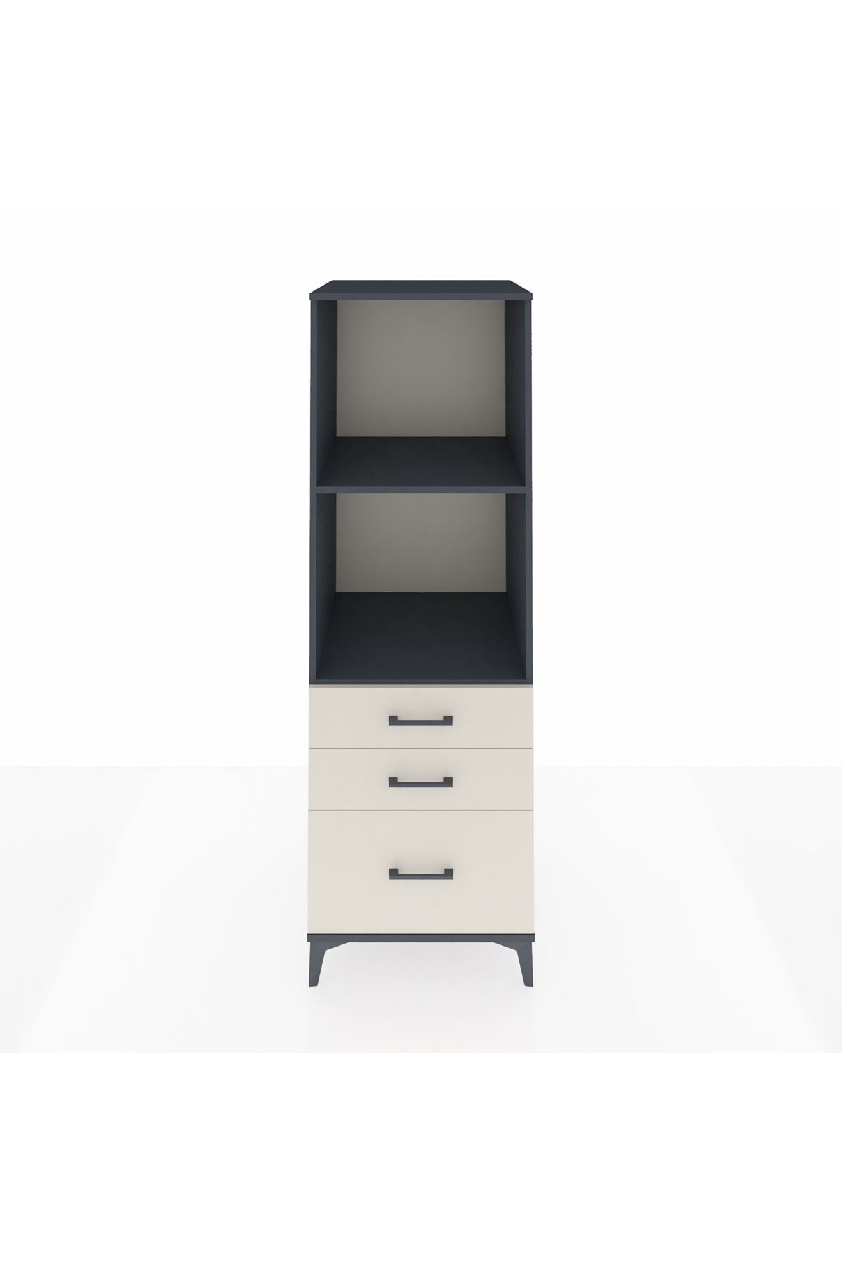 Kronos Dolap 2 Raflı 3 Çekmeceli 60x59x182 - S89M042V4C