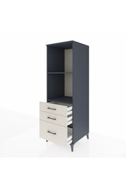 Kronos Dolap 2 Raflı 3 Çekmeceli 60x59x182 - S89M042V4C