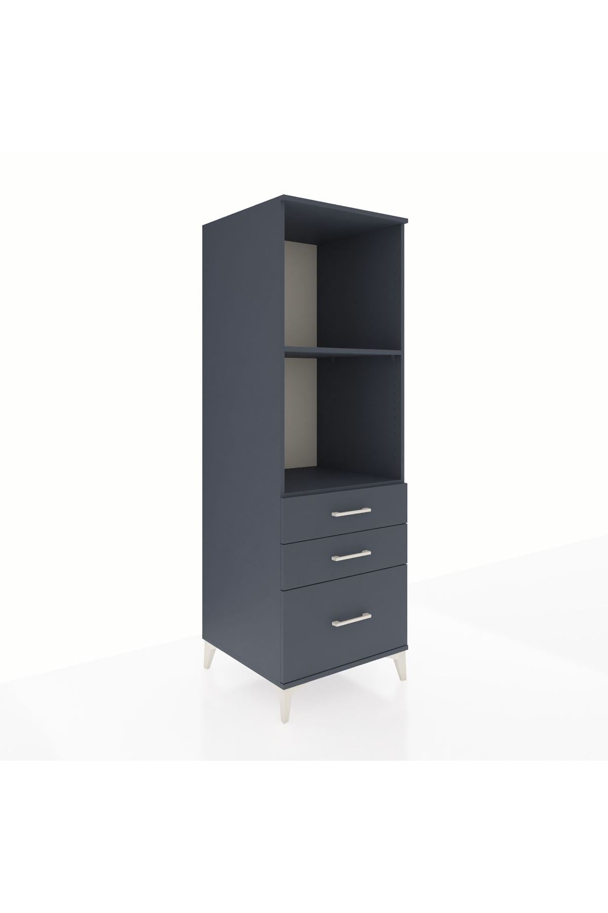 Kronos Dolap 2 Raflı 3 Çekmeceli 60x59x182 - S89M042V5C