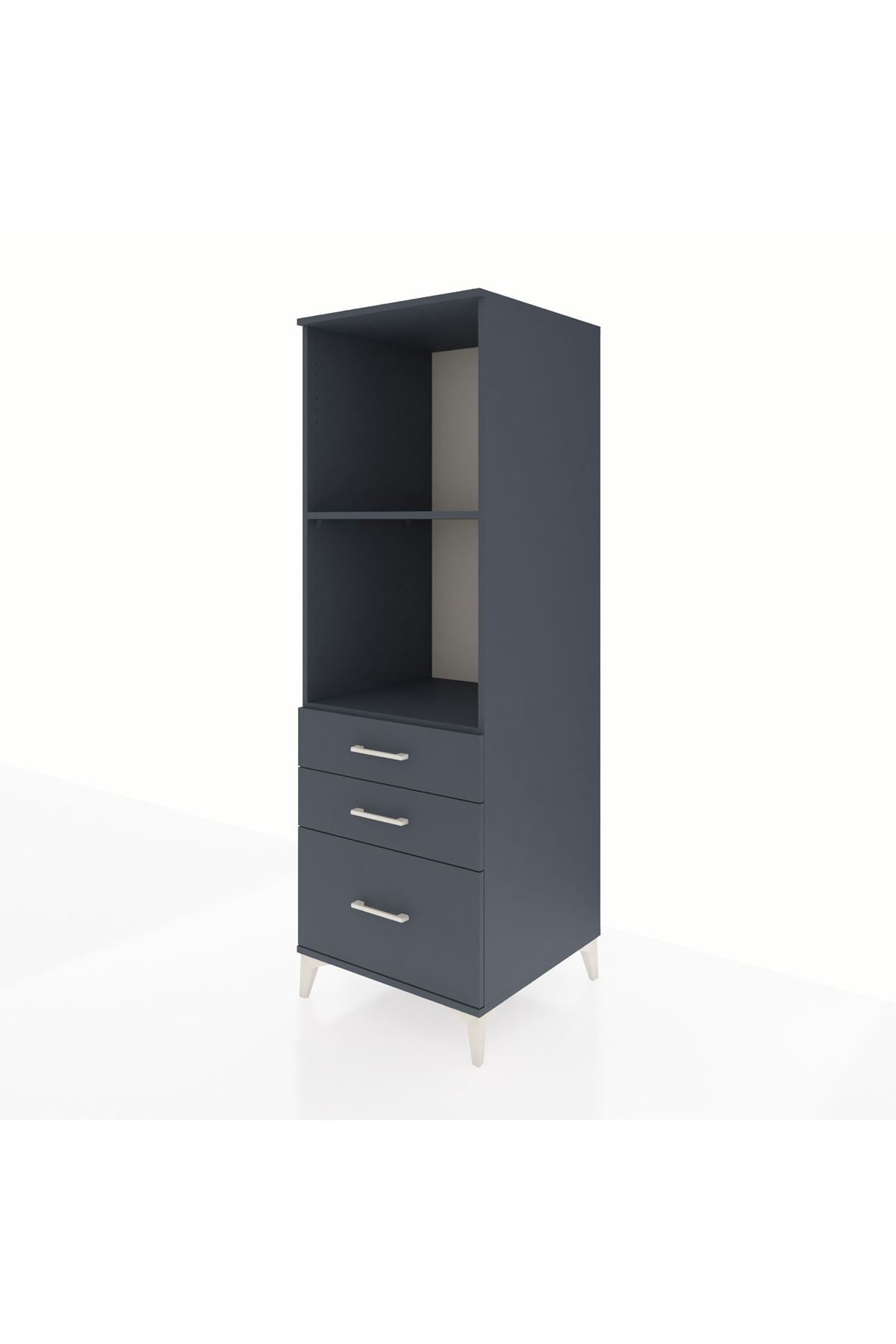 Kronos Dolap 2 Raflı 3 Çekmeceli 60x59x182 - S89M042V5C