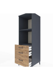 Kronos Dolap 2 Raflı 3 Çekmeceli 60x59x182 - S89M042V6C