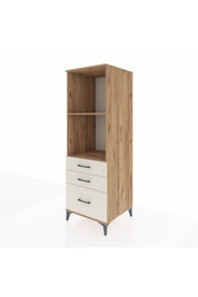Kronos Dolap 2 Raflı 3 Çekmeceli 60x59x182 - S89M042V7C