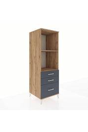 Kronos Dolap 2 Raflı 3 Çekmeceli 60x59x182 - S89M042V8C