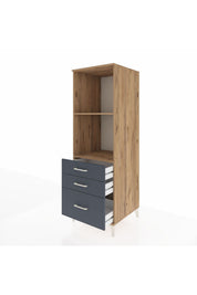 Kronos Dolap 2 Raflı 3 Çekmeceli 60x59x182 - S89M042V8C