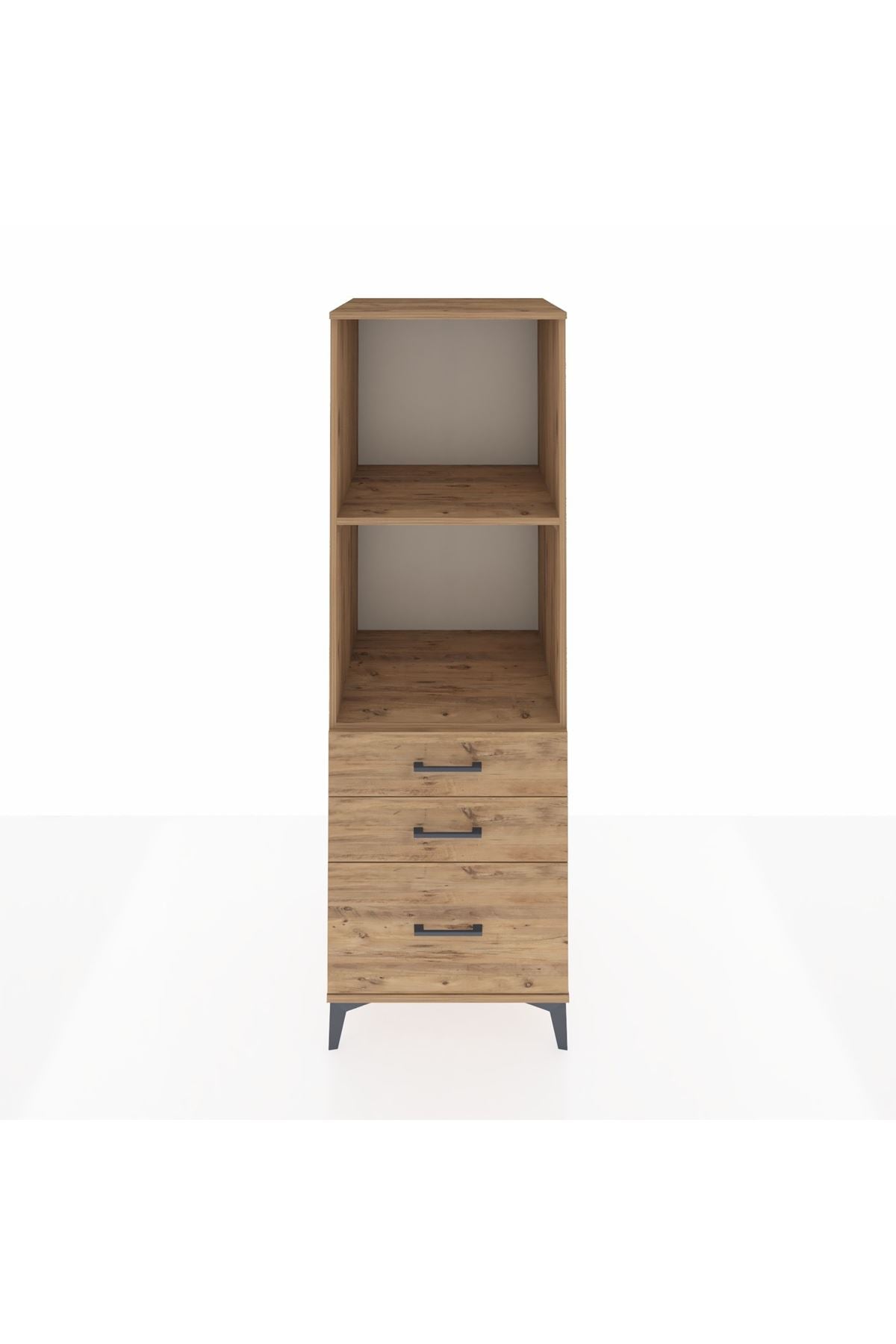Kronos Dolap 2 Raflı 3 Çekmeceli 60x59x182 - S89M042V9C