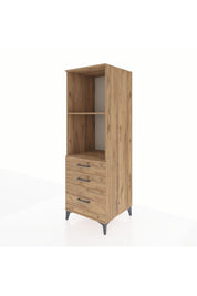 Kronos Dolap 2 Raflı 3 Çekmeceli 60x59x182 - S89M042V9C