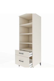 Kronos Dolap 4 Raflı 2 Çekmeceli 60x59x182 - S89M043V1C