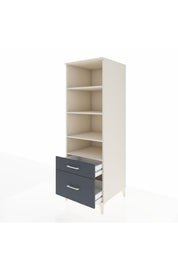 Kronos Dolap 4 Raflı 2 Çekmeceli 60x59x182 - S89M043V2C