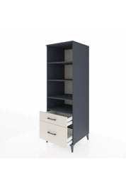 Kronos Dolap 4 Raflı 2 Çekmeceli 60x59x182 - S89M043V4C