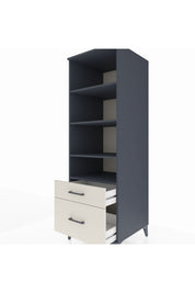 Kronos Dolap 4 Raflı 2 Çekmeceli 60x59x182 - S89M043V4C