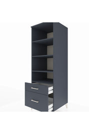 Kronos Dolap 4 Raflı 2 Çekmeceli 60x59x182 - S89M043V5C
