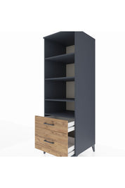 Kronos Dolap 4 Raflı 2 Çekmeceli 60x59x182 - S89M043V6C
