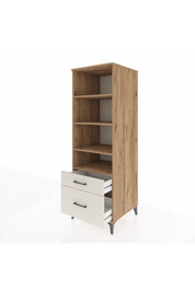Kronos Dolap 4 Raflı 2 Çekmeceli 60x59x182 - S89M043V7C