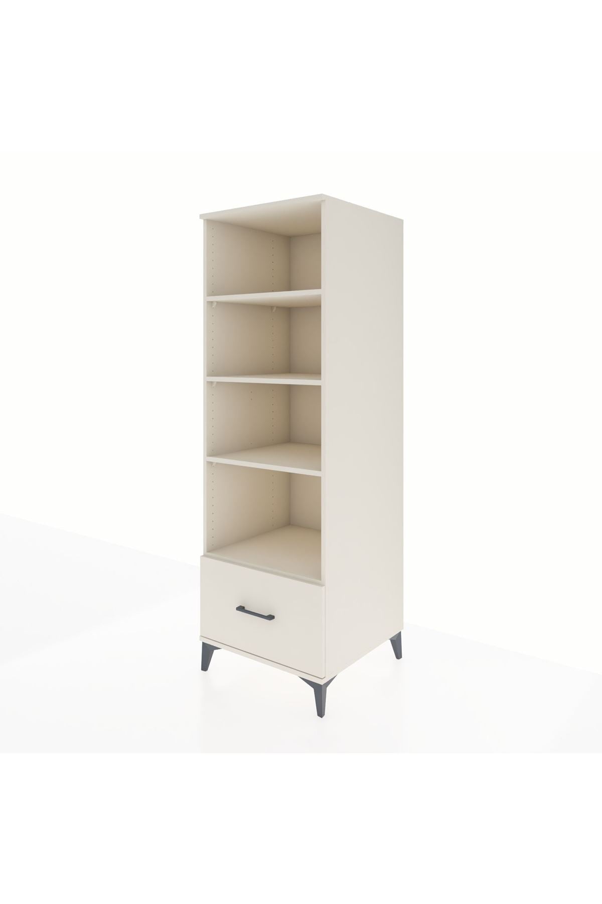 Kronos Dolap 4 Raflı Tek Çekmeceli 60x59x182 - S89M044V1C