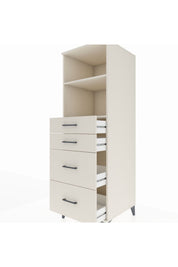 Kronos Dolap 2 Raflı 4 Çekmeceli 60x59x182 - S89M047V1C