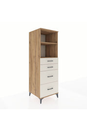 Kronos Dolap 2 Raflı 4 Çekmeceli 60x59x182 - S89M047V7C