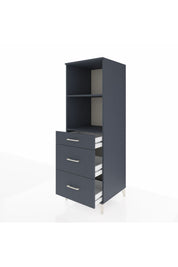 Kronos Dolap 2 Raflı 3 Çekmeceli 60x59x182 - S89M048V5C