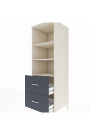 Kronos Dolap 3 Raflı 2 Çekmeceli 60x59x182 - S89M049V2C