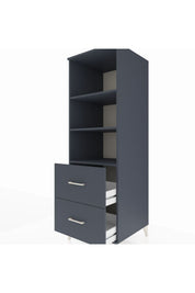 Kronos Dolap 3 Raflı 2 Çekmeceli 60x59x182 - S89M049V5C