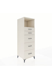 Kronos Dolap Tek Raflı 5 Çekmeceli 60x59x182 - S89M050V1C