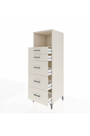 Kronos Dolap Tek Raflı 5 Çekmeceli 60x59x182 - S89M050V1C