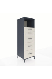 Kronos Dolap Tek Raflı 5 Çekmeceli 60x59x182 - S89M050V4C